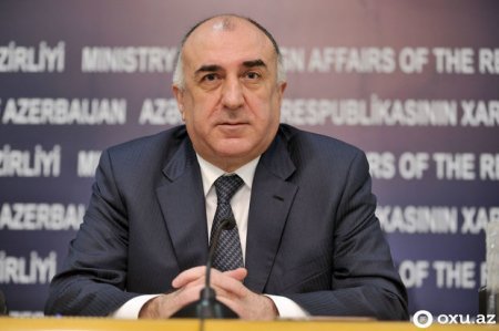 Məmmədyarov: Dağlıq Qarabağ münaqişəsinin həlli üzrə danışıqlarda bəzi irəliləyişlər var