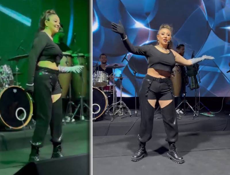 Damla fanatının əlini öpdü